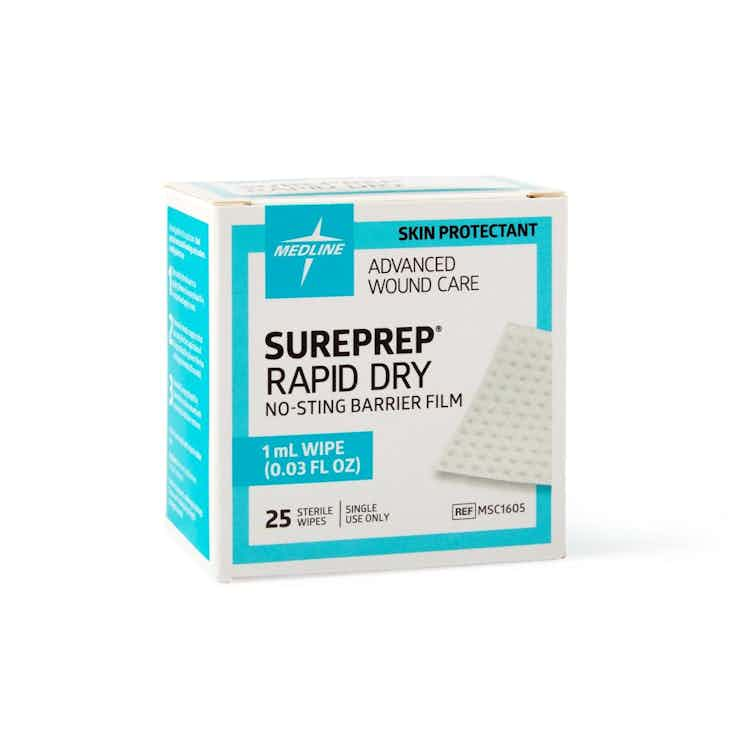 MEDLINE SURSPREPPREP RAPID -SED SKIN Protectant 25CT