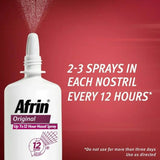 Afrin Original Nasal Congestion Relief 12 hr 1oz