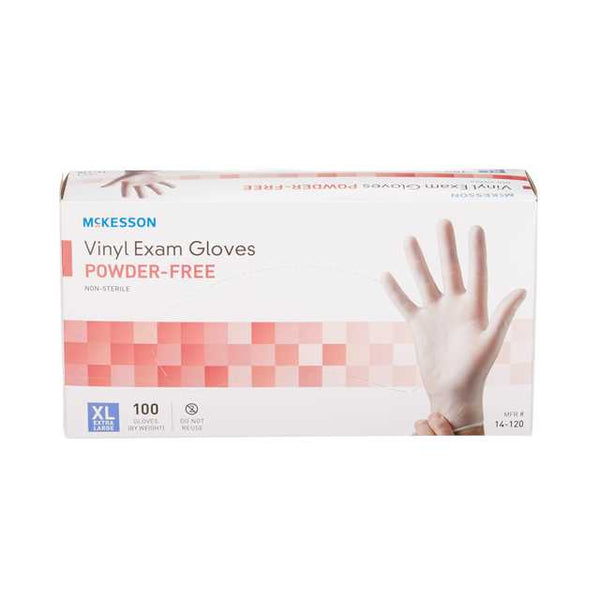 Guantes de vinilo sin polvo de McKesson XL 14120 100ct