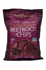 CHIPS DE BEETROOTA COCIDADO NATURAL DE BRAD 5oz