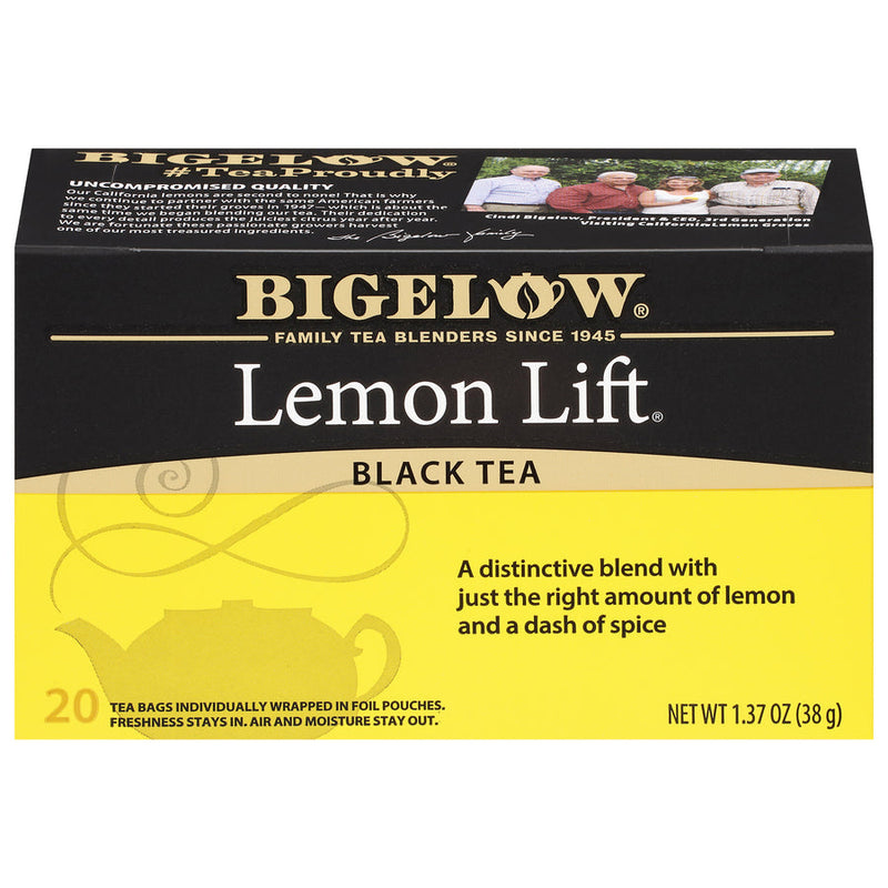 Bigelow Lemon Lift Bolsas de té negra 20ct