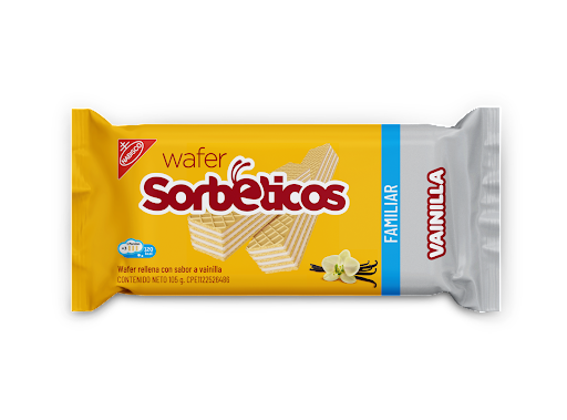 Nabisco Sorbeticos Vanilla Wafer Family Pack 105G – Locatel Health ...