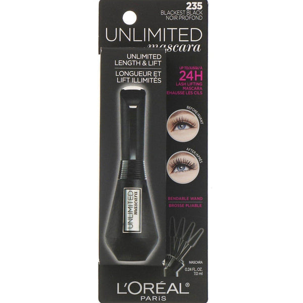 Loreal Unlimited Lash Washable Mascara 235 Black