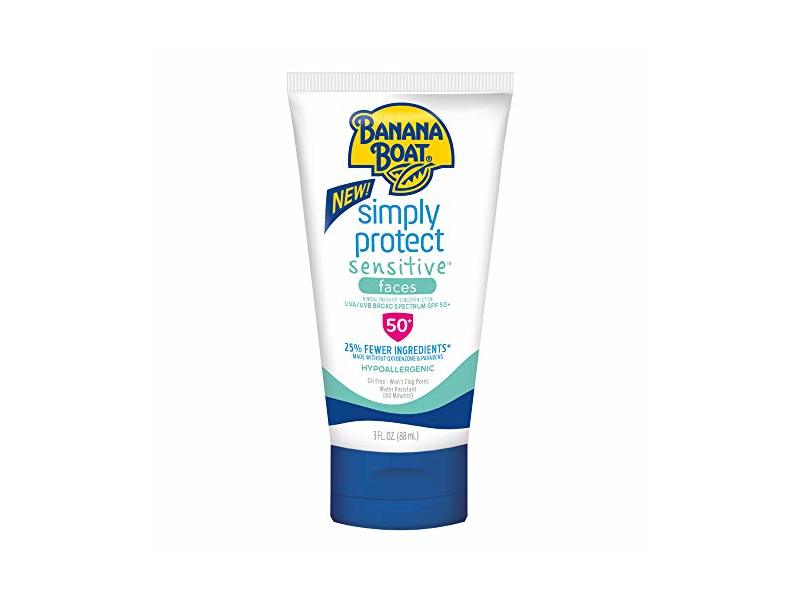 BANANA BOAT SENSITIVE MINERAL FACES SPF 50+ 3 Oz