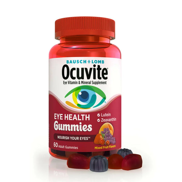 Bausch & Lomb Ocuvite Eye Vitamin & Mineral Supplement 60 Gummies