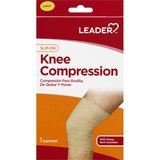 Leader Knee Compression Slip-On Beige