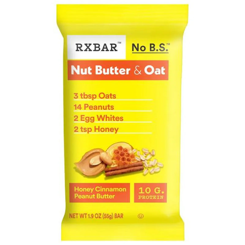 Rxbar Protein Bar Honey Cinnamon Peanut Butter 1.9 Oz