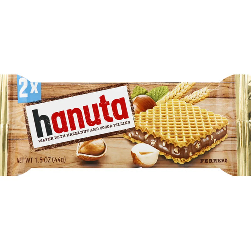 Ferrero Hanuta Wafer Haselnuss-Schnitte 2ct 44G