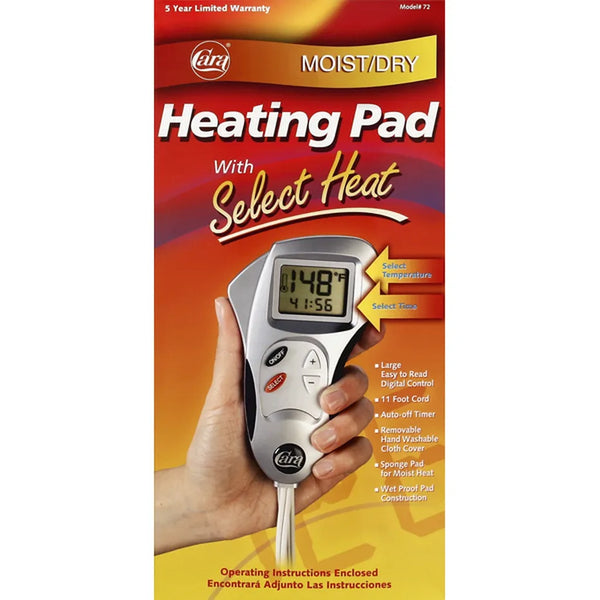 Cara Heating Pad Moisture Dry With Select Heat