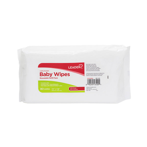 Leader Baby Wipes Refill Pack 80ct