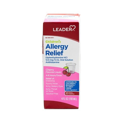 Leader Allergy Relief Cherry Child 8 oz