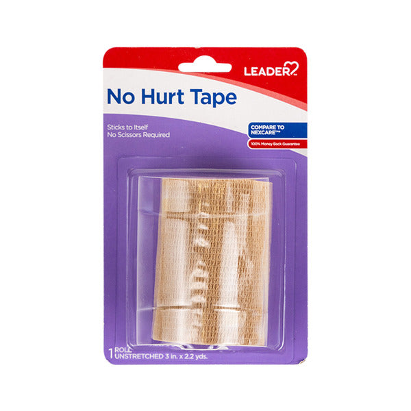 Leader No Hurt Tape Roll 3" x  2.2 yd