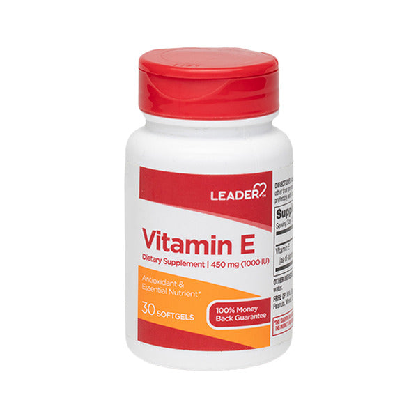 Leader Vitamin E 450mg Softgels 30ct