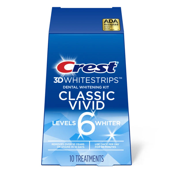 Crest 3D WhiteStrips Classic Vivid 20 Strips
