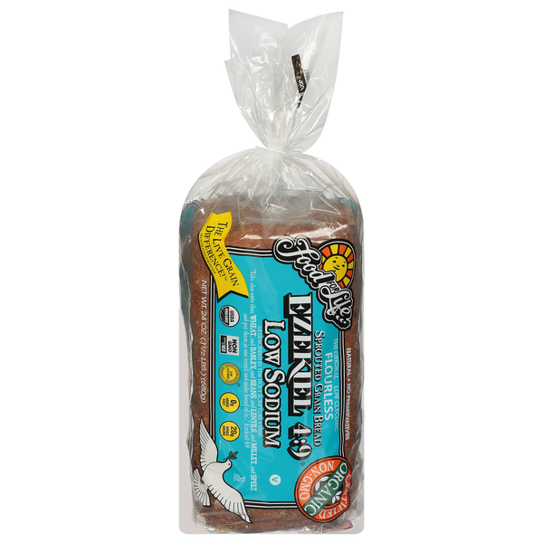 Food For Life Ezekiel 4:9 Low Sodium Sprouted Whole Grain Bread 24oz