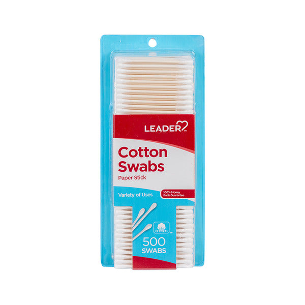 Leader Cotton Swabs 500ct