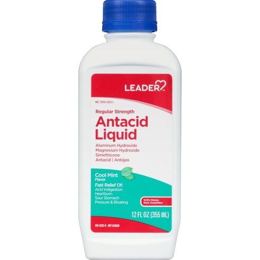 Leader Antacid Cool Mint 12oz