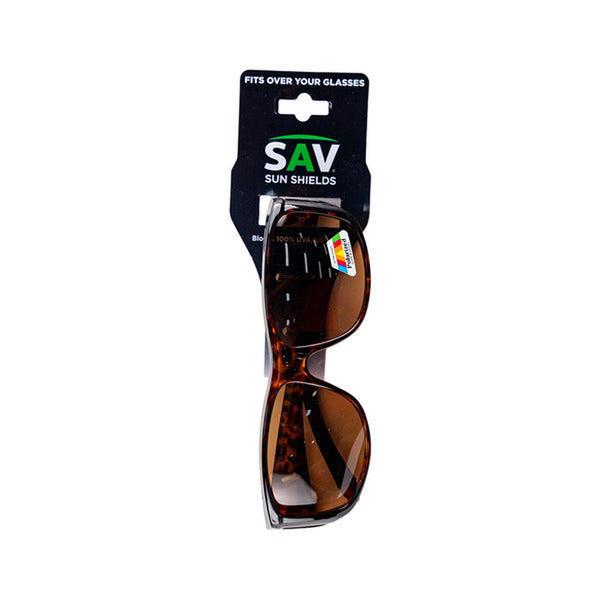 Sav Polarized Sun Shield Medium Brown Opss03