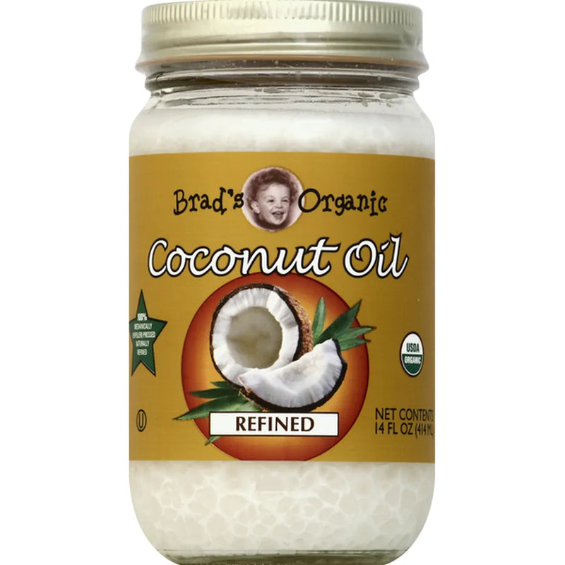 Brad's Organic Coconut Oil Refined 14Oz