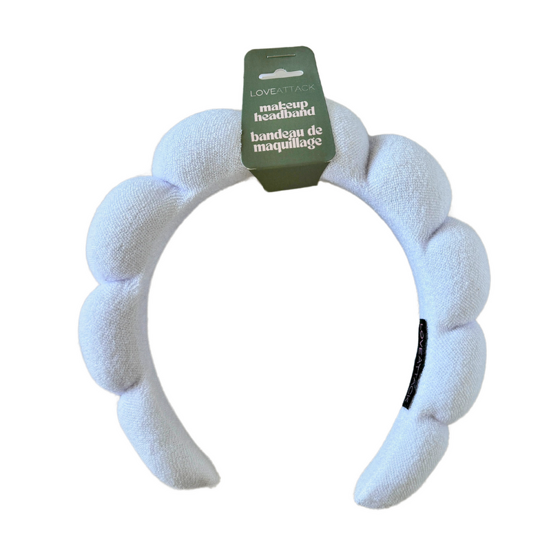 Love Attack Makeup Headband White