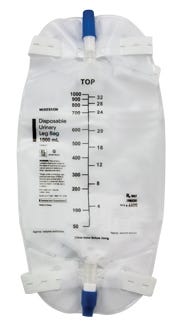 McKesson Disposable Urinary Leg Bag 1L 4605