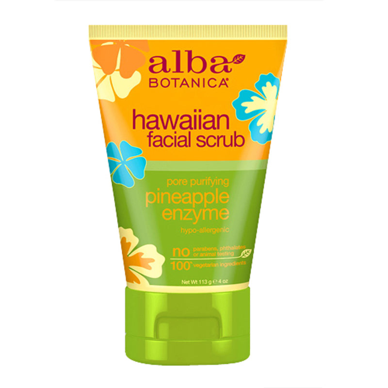 Alba Botanica Hawaiian Face Scrub Piña 4oz