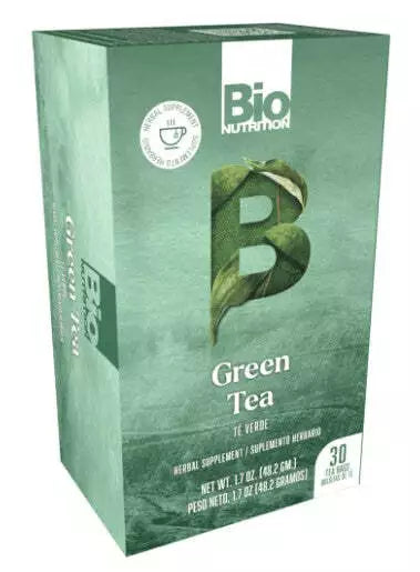 Bio Nutrition Green Tea Bag 30 ct – Locatel Health & Wellness Online Store