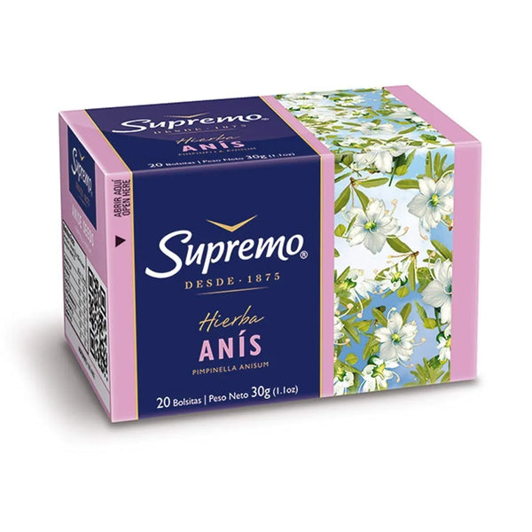Supremo Herb Anise Seeds Tea 20 Bags