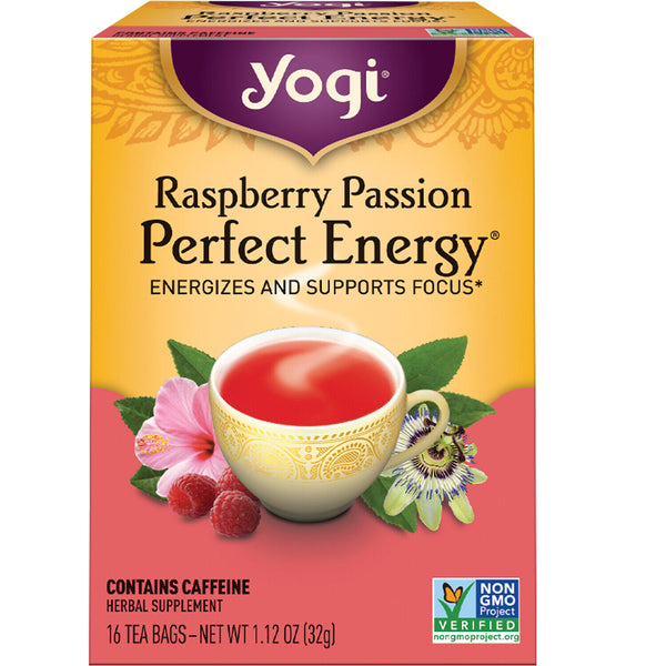 Yogi Tea Perfect Energy Raspberry Passion 16 Tea Bags