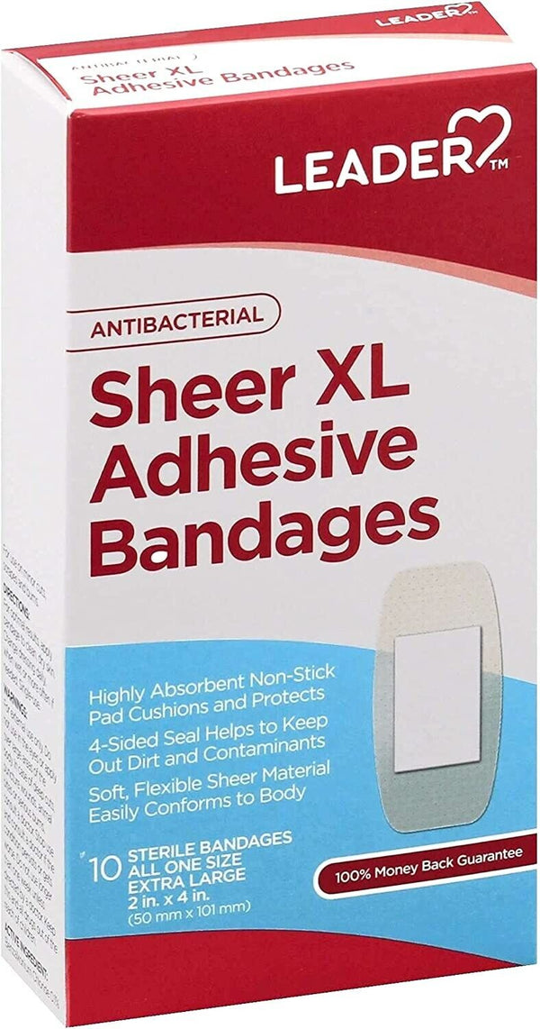 Leader Sheer Bandage XL 10ct