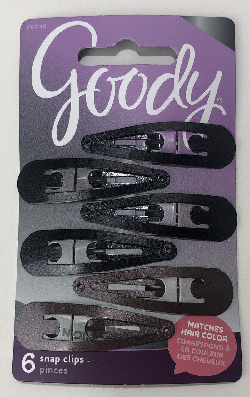 Goody Colour Black Snap Clip