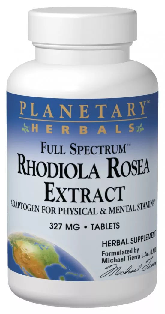 Planetary Herbals Rhodiola Rosea 327mg Tablets 60 ct