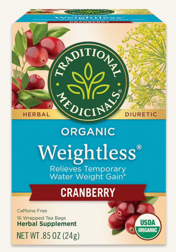 Traditional Medicinals Organic Weightless Cranberry 16 Tea Bags