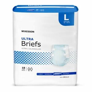 McKesson Ultra Incontinence Brief L. 18CT