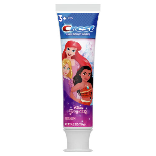 Crest Kid's Toothpaste Featuring Disney Princesses, Bubblegum Flavor 4.2 Oz