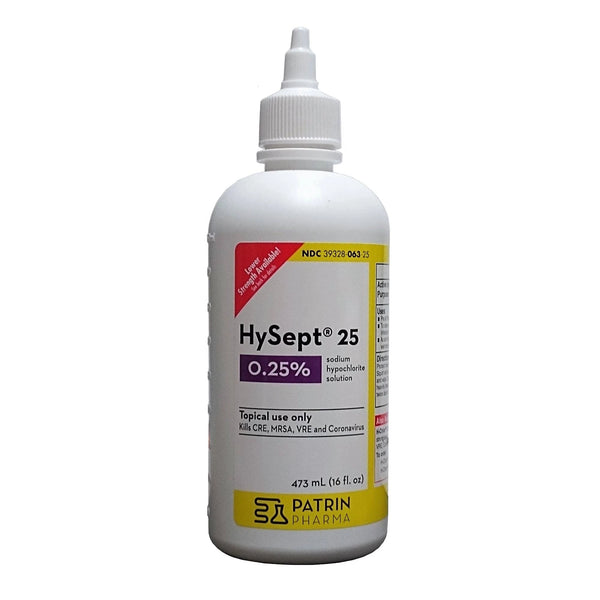 Sodium Hydrochloride Solution Wound Cleaner 0.25% 16oz