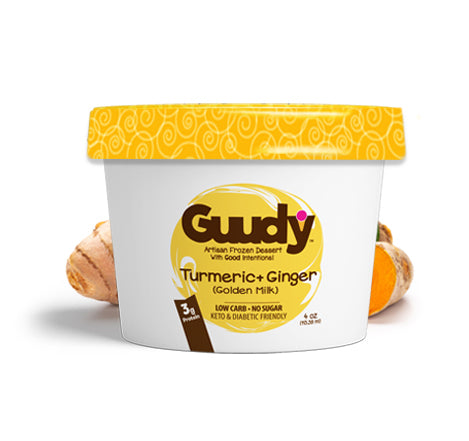 Guudy Turmeric Ginger Ice Cream 4oz