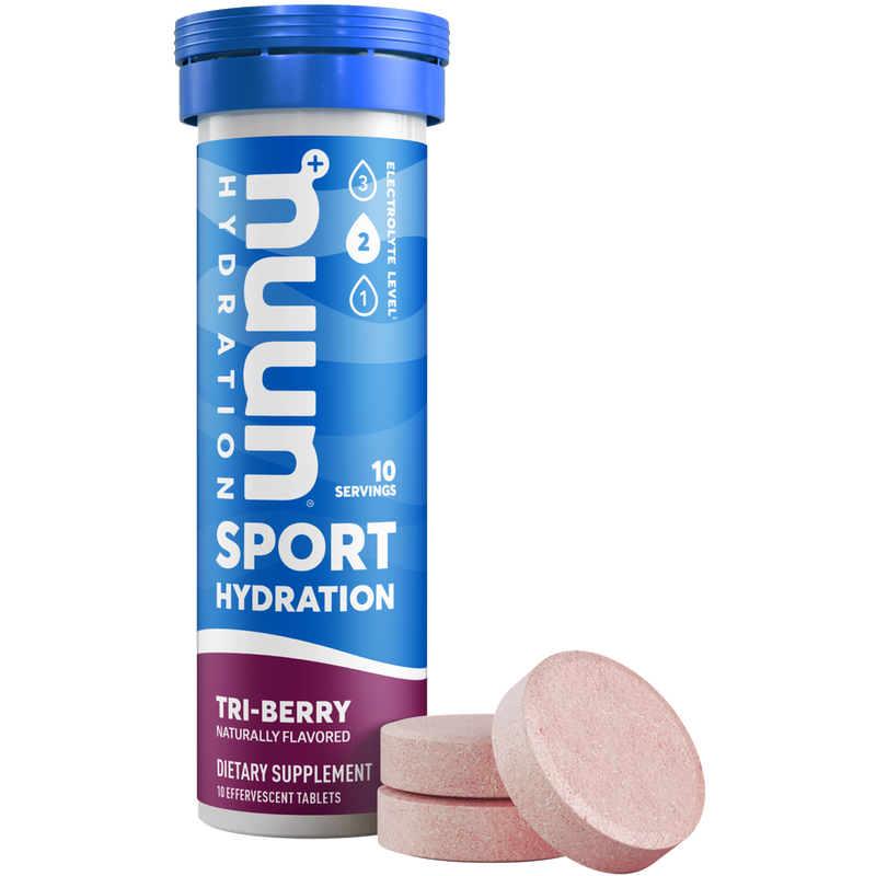 Nuun Hydration Sport Tri Berry tabletas 10 CT