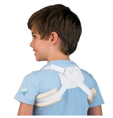 FLA Orthopedics For Kids Clavicle Support White