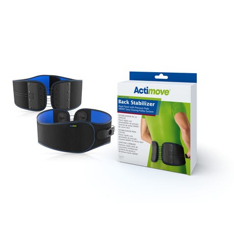 Panel rígido de estabilizador ACTIMOVE Sport Back con almohadillas de presión