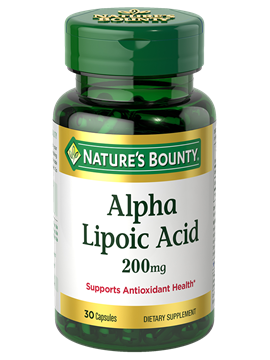 Nature's Bounty Alpha Lipoic Acid 200 mg Capsules
