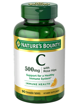 Nature's Bounty Vitamin C 500 mg 90 Chewable Tablets