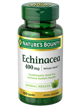 Nature's Bounty Echinacea Complex 400 mg Capsules