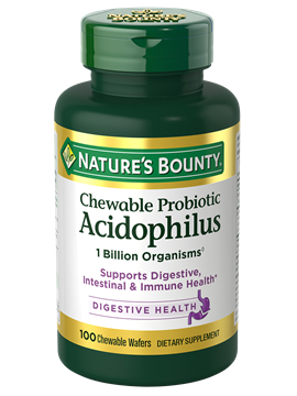 Nature's Bounty Acidophilus Chewable Raspberry Flavor