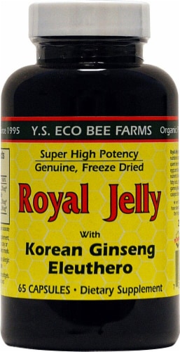 Y.S. Eco Bee Farms Bee Royal Jelly with Korean Ginseng Capsules