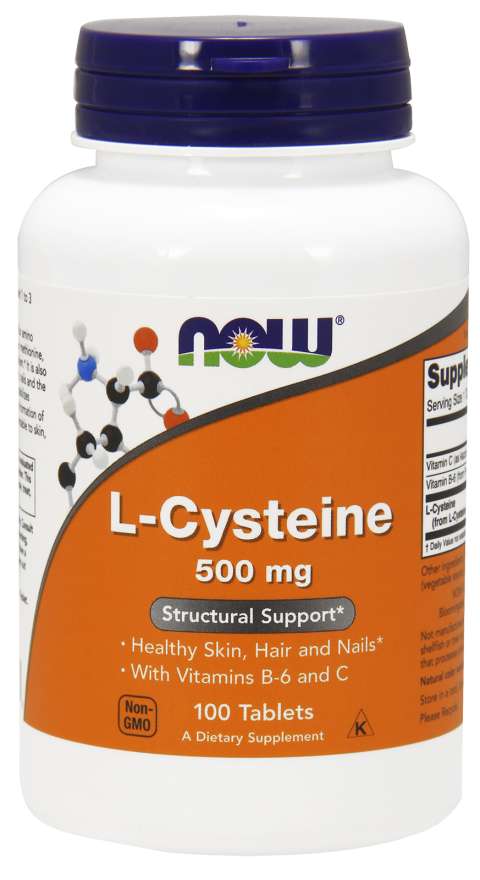 Now Cysteine 500mg 100 Tablets