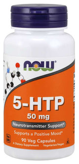 Now 5 HTP 50mg 180 Vegetable Capsules