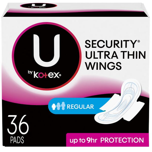 Kotex Security Regular Ultra Thin Pads 36ct