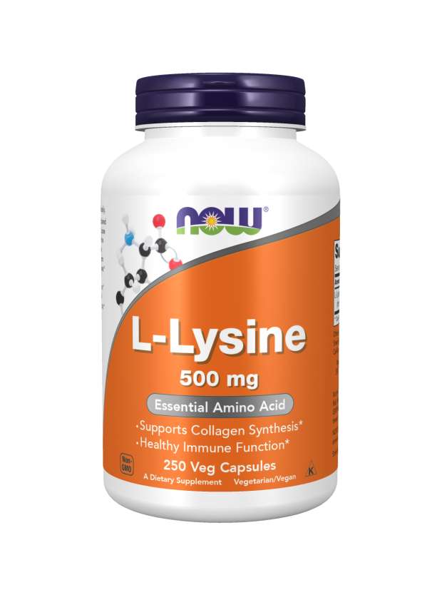 Ahora Foods L-lysine 500 mg cápsulas