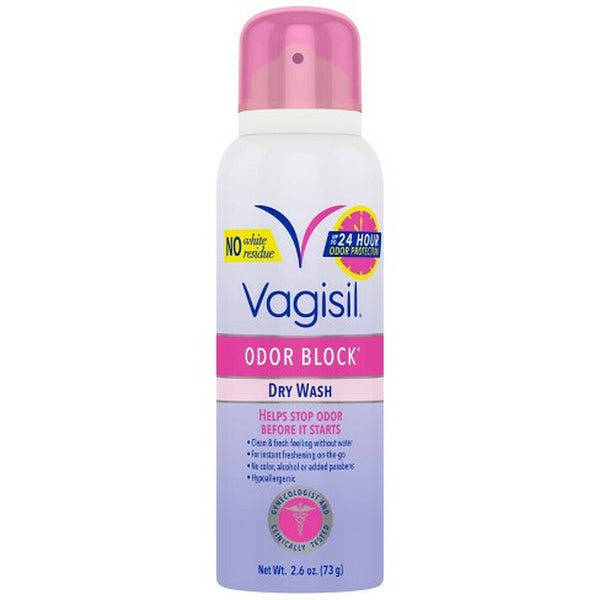 Vagisil Odor Block Dry Wash, 2.6 oz